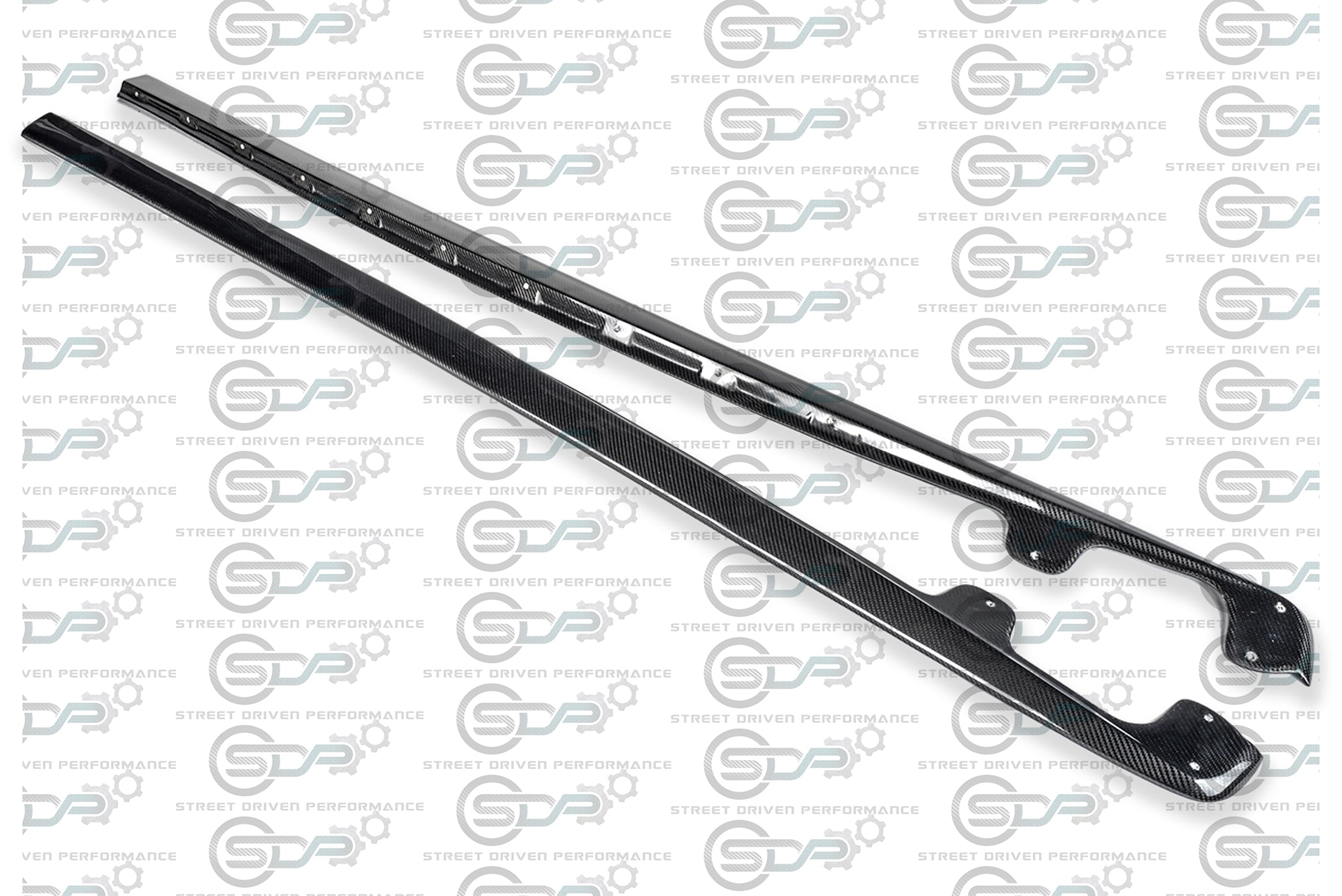 2005-2013 C6 Corvette - Base Model - ZR1 Conversion Side Skirts / Rocker Panels / Ground Effects with Mud Flaps